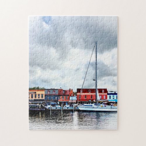 Annapolis Md _ City Dock Jigsaw Puzzle
