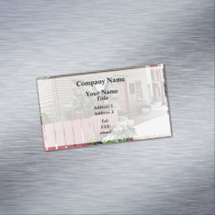 Annapolis MD - Clock by One State Circle Business Card Magnet