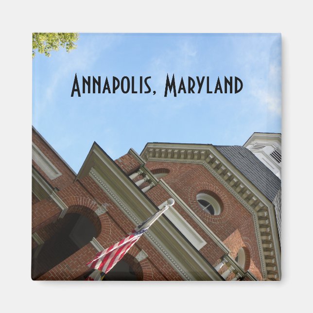 Annapolis, MD courthouse magnet (Front)