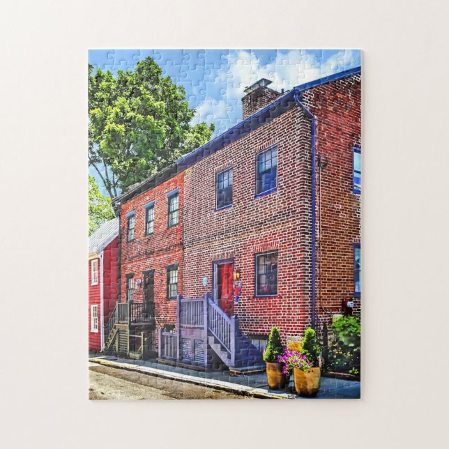 Annapolis MD - Fleet Street Jigsaw Puzzle (Vertical)