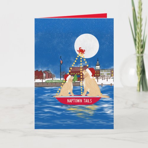 Annapolis Parade of Lights Dogs Christmas Card