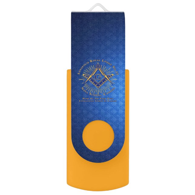 Annapolis Royal Lodge No.33 64GB Thumbdrive Flash Drive (Back (Vertical))