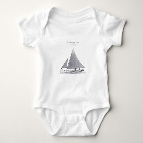Annapolis Skipjack Baby Bodysuit