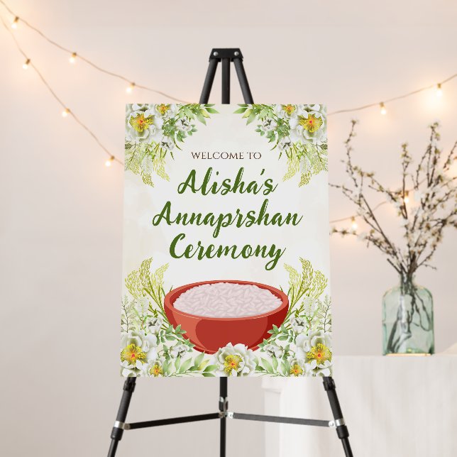 Annaprasan sign & Annaprasan Welcome sign (In Situ (Stand))