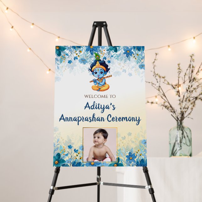 Annaprashan signs First Rice feeding ceremony sign (In Situ (Stand))