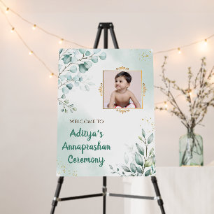 Annaprashan welcome sign & Cradle ceremony signs