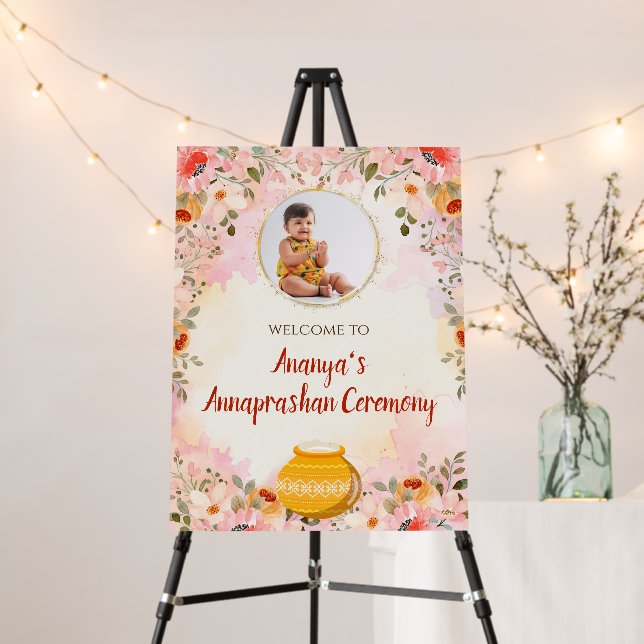 Annaprashan welcome signs & Annaprasan sign (In Situ (Stand))