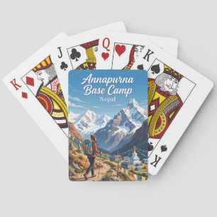 Annapurna Base Camp Nepal Poker Cards