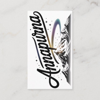 annapurna Nepal for travelling lovers Business Card