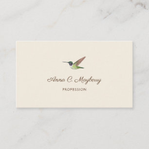 Anna's Hummingbird Business Card