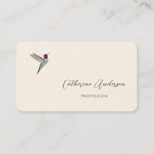 Anna's Hummingbird  Business Card
