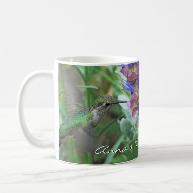 Anna's Hummingbird Coffee Mug (Left)