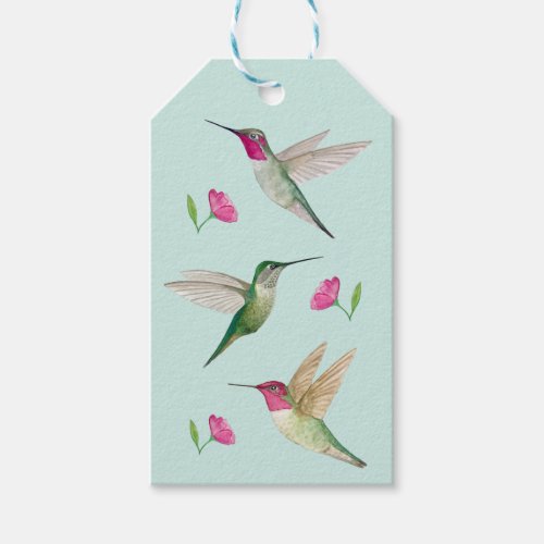 Annas Hummingbirds Gift Tag