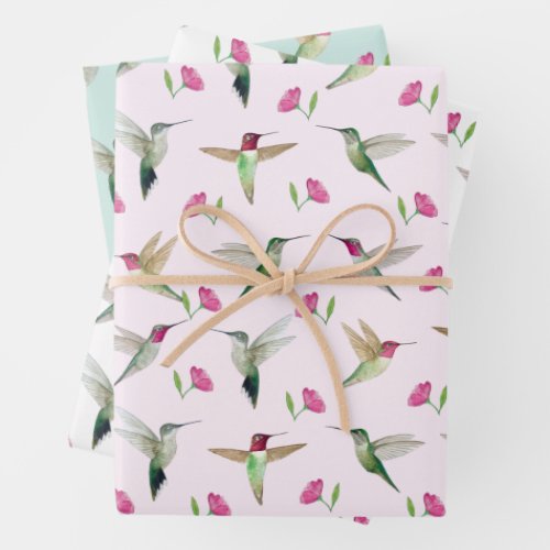 Annas Hummingbirds  Wrapping Paper Sheets