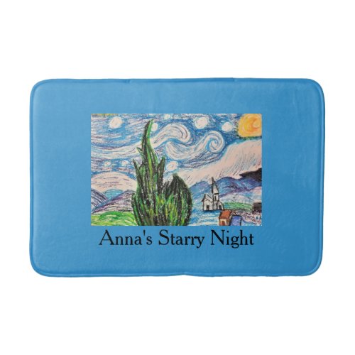 Annas Starry Night Bath Mat