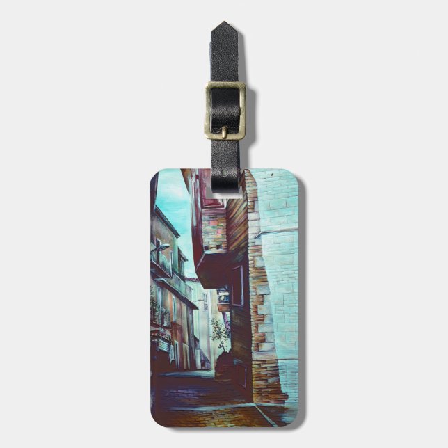 Anna's Street Luggage Tag (Front Vertical)