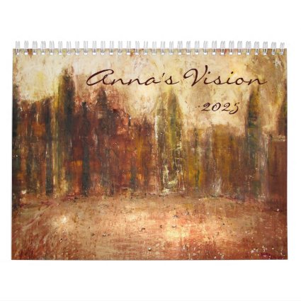 Annas Vision 2025 Fine Art Painting Wall Calendar