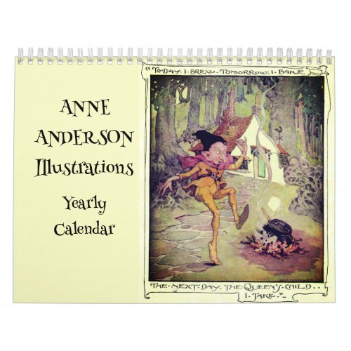 Anne Anderson Illustrations  Calendar 