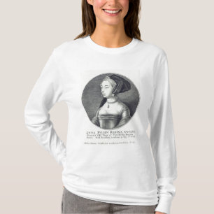 Anne Boleyn, etched by Wenceslaus Hollar, 1649 T-Shirt