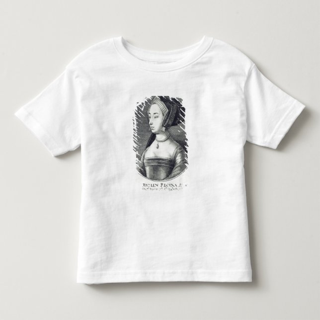 Anne Boleyn, etched by Wenceslaus Hollar, 1649 Toddler T-shirt (Front)
