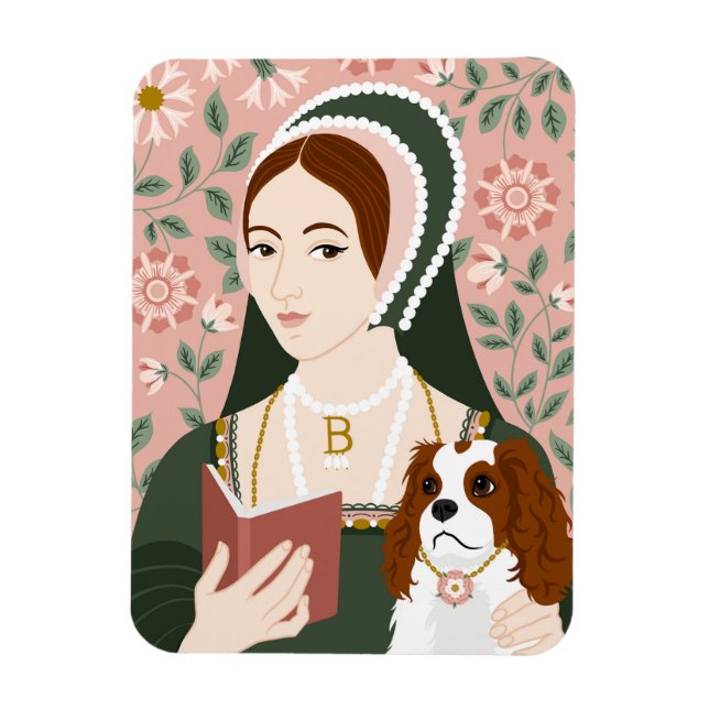 Anne Boleyn Illustration Magnet (Vertical)