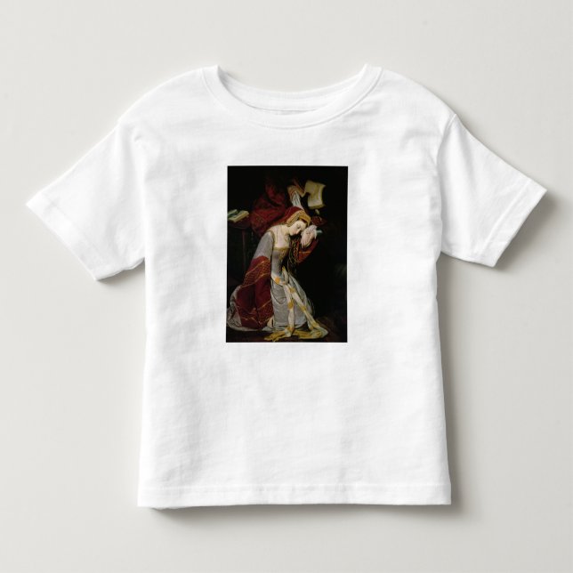 Anne Boleyn  in the Tower, detail, 1835 Toddler T-shirt (Front)