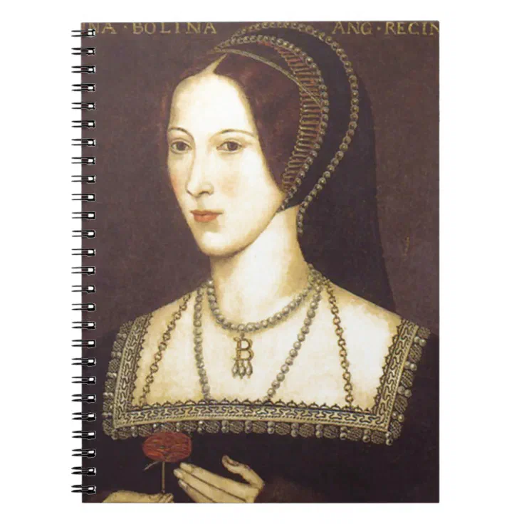 Anne Boleyn Notebook Zazzle 