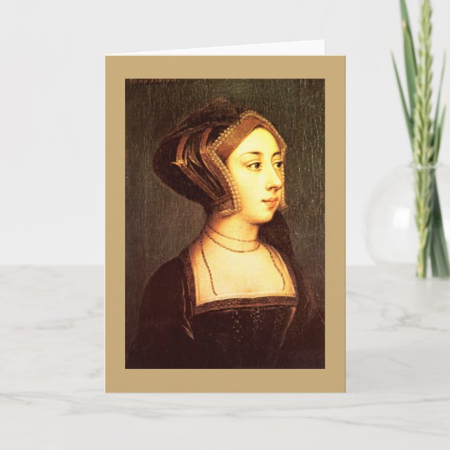 Anne Boleyn wife Henry VIII Greeting Card (Front)