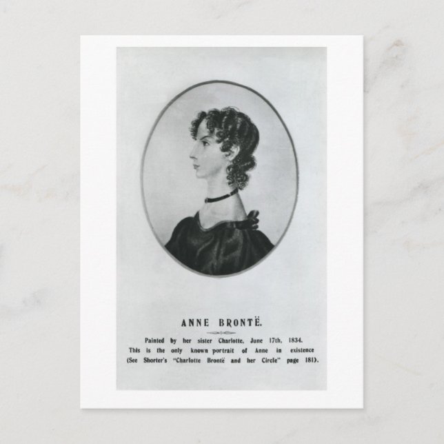 Anne Brontë portrait Postcard (Front)