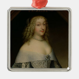 Anne de Gonzaga  Princess Palatine Metal Ornament