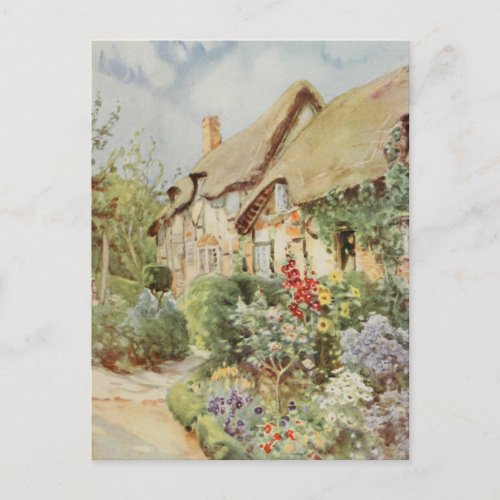 Anne Hathaways Cottage II Stratford_upon_Avon Postcard