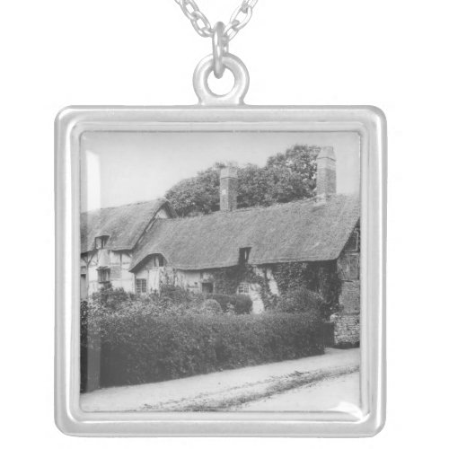Anne Hathaways cottage Silver Plated Necklace