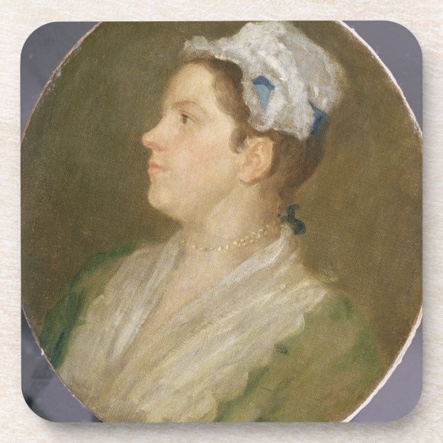 Anne Hogarth (1701-71), c.1740 (oil on canvas) (pr Coaster (Front)