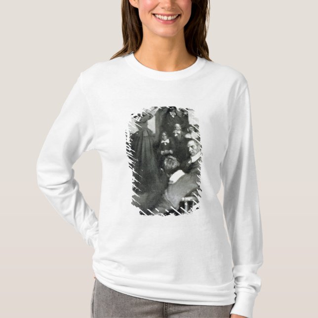 Anne Hutchinson Preaching in her House in Boston T-Shirt (Front)