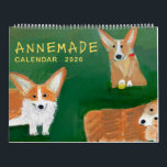 ANNE MADE 2026 CALENDAR<br><div class="desc">Anne's new calendar is full of surprises. Dogs and cats of course but Anne's been painting all kinds of things these days. Take a look at January... is that Anne's dog Sammy reveling in a night club setting? February... a lovesick goldfish? March it's Sammy again giving you the side eye......</div>