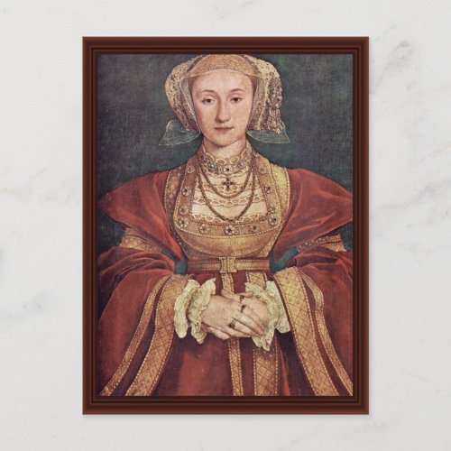 Anne Of Cleves Hans Holbein The Younger Postcard