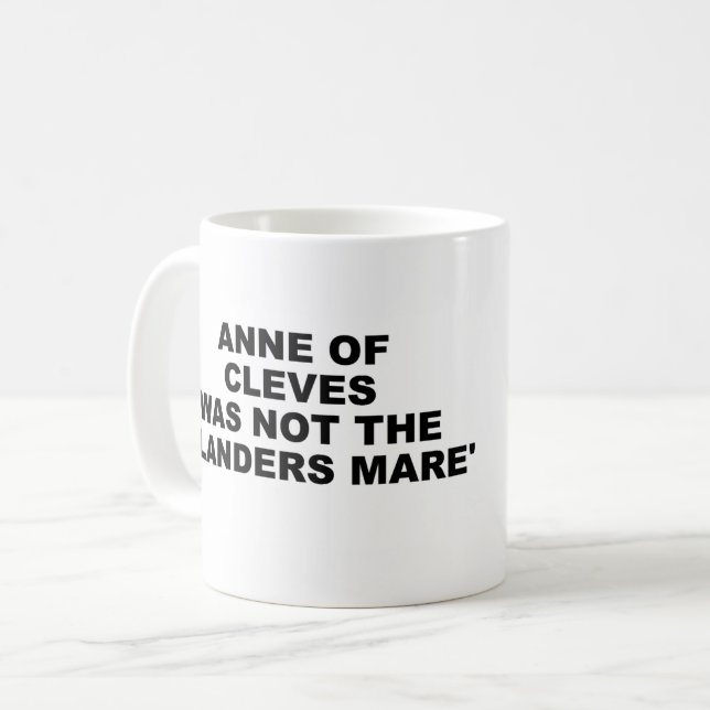 Anne of Cleves Mug (Front Left)