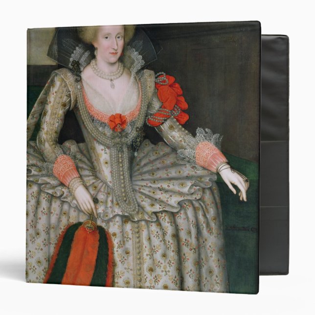 Anne of Denmark, c.1605-10 3 Ring Binder (Front/Inside)