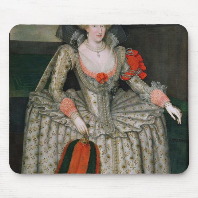 Anne of Denmark, c.1605-10 Mouse Pad (Front)