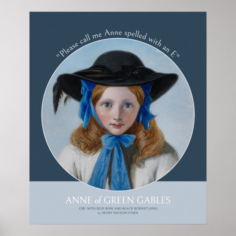 Anne of Green Gables CC0391 Montgomery quotes Poster