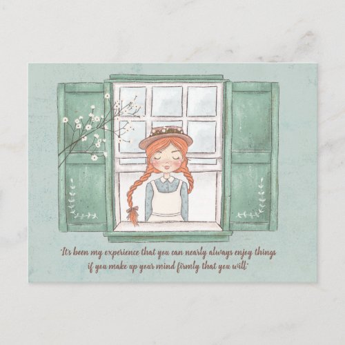 Anne of Green Gables Enjoy Things Postcard