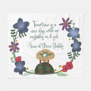 Anne of Green Gables Fleece Blanket