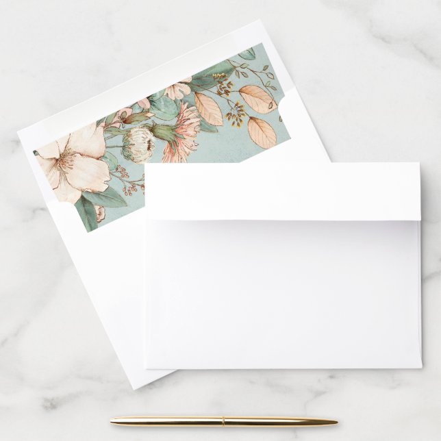 Anne of Green Gables Floral Envelope Liner (Desk)