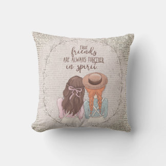 Anne of Green Gables - Friends Throw Pillow