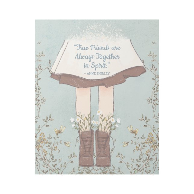 Anne of Green Gables | Friendship Quote Gallery Wrap (Front)
