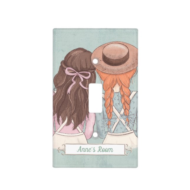 Anne of Green Gables Kindred Spirits Light Switch Cover (Front)