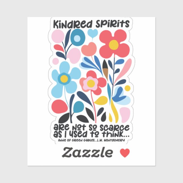 Anne of Green Gables Kindred Spirits Sticker (Sheet)