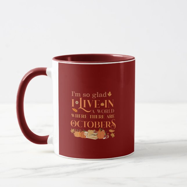 Anne of Green Gables on October Quote Mug (Left)