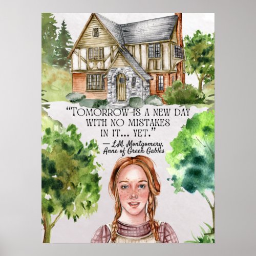 Anne of Green Gables Quote Classroom Poster
