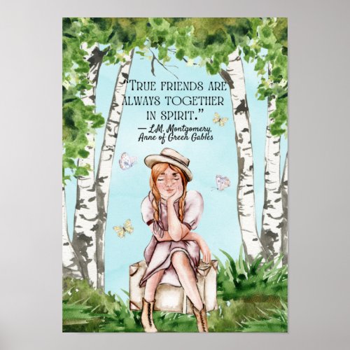 Anne of Green Gables Quote Classroom Poster